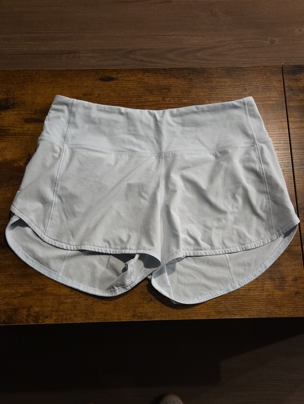 lululemon athletica Light Blue Layered Athletic Shorts Size 8